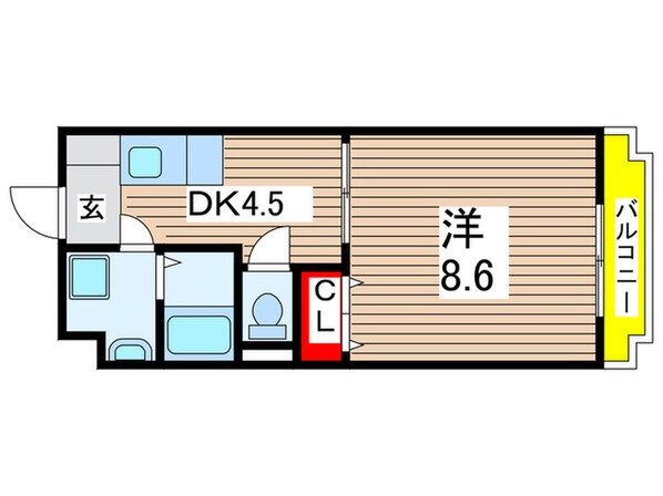 ヴィラ　マロニエの物件間取画像